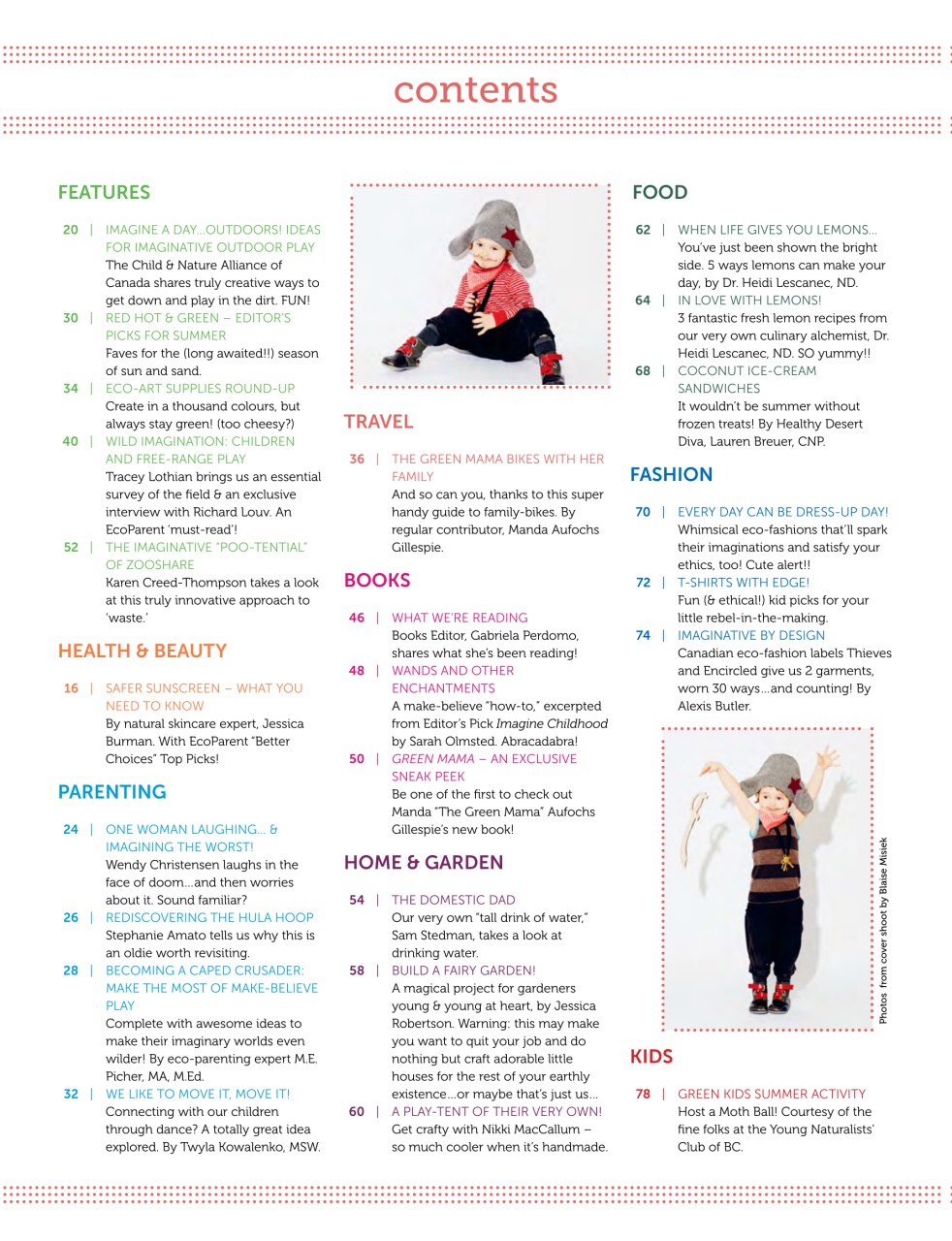 Ecoparent Magazine Preview Pages