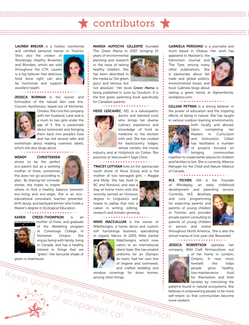 Ecoparent Magazine Preview Pages