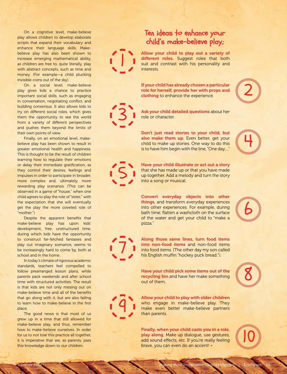 Ecoparent Magazine Preview Pages