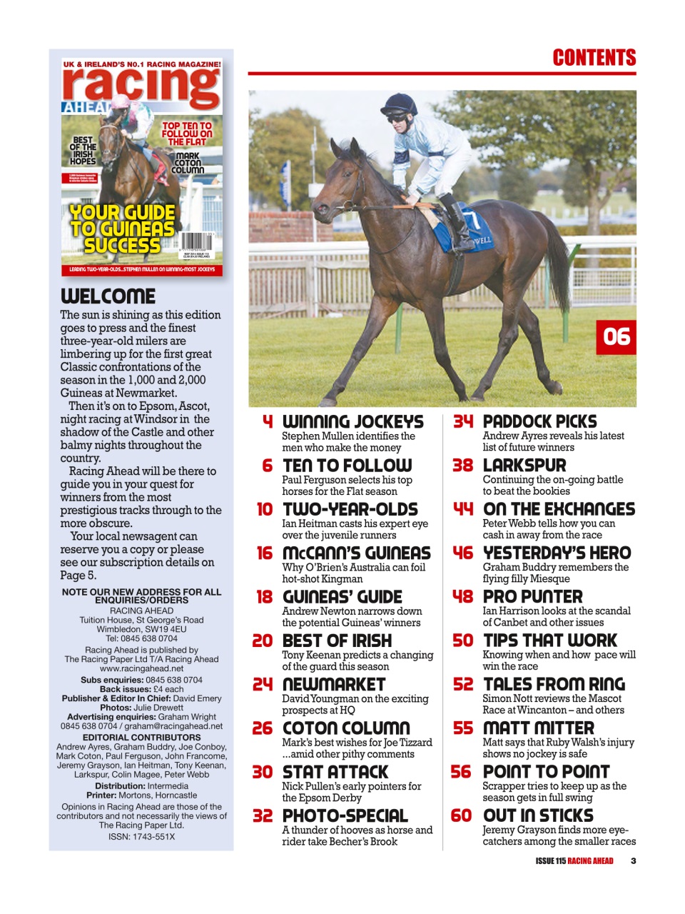 Racing Ahead Preview Pages