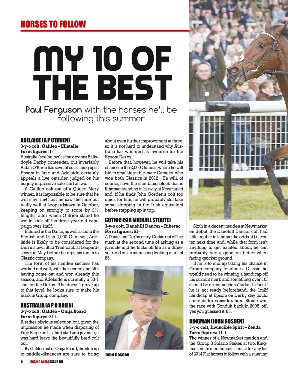 Racing Ahead Preview Pages