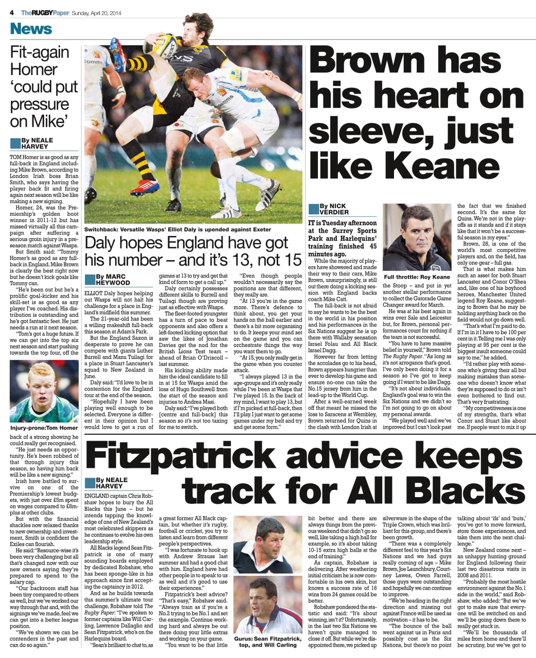 The Rugby Paper Preview Pages