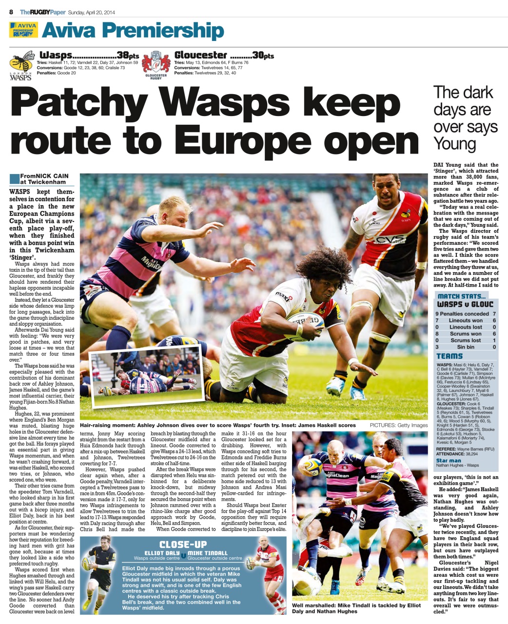 The Rugby Paper Preview Pages