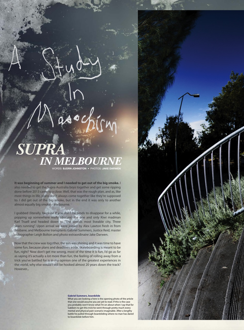 Skateboarder's Journal Australia Preview Pages