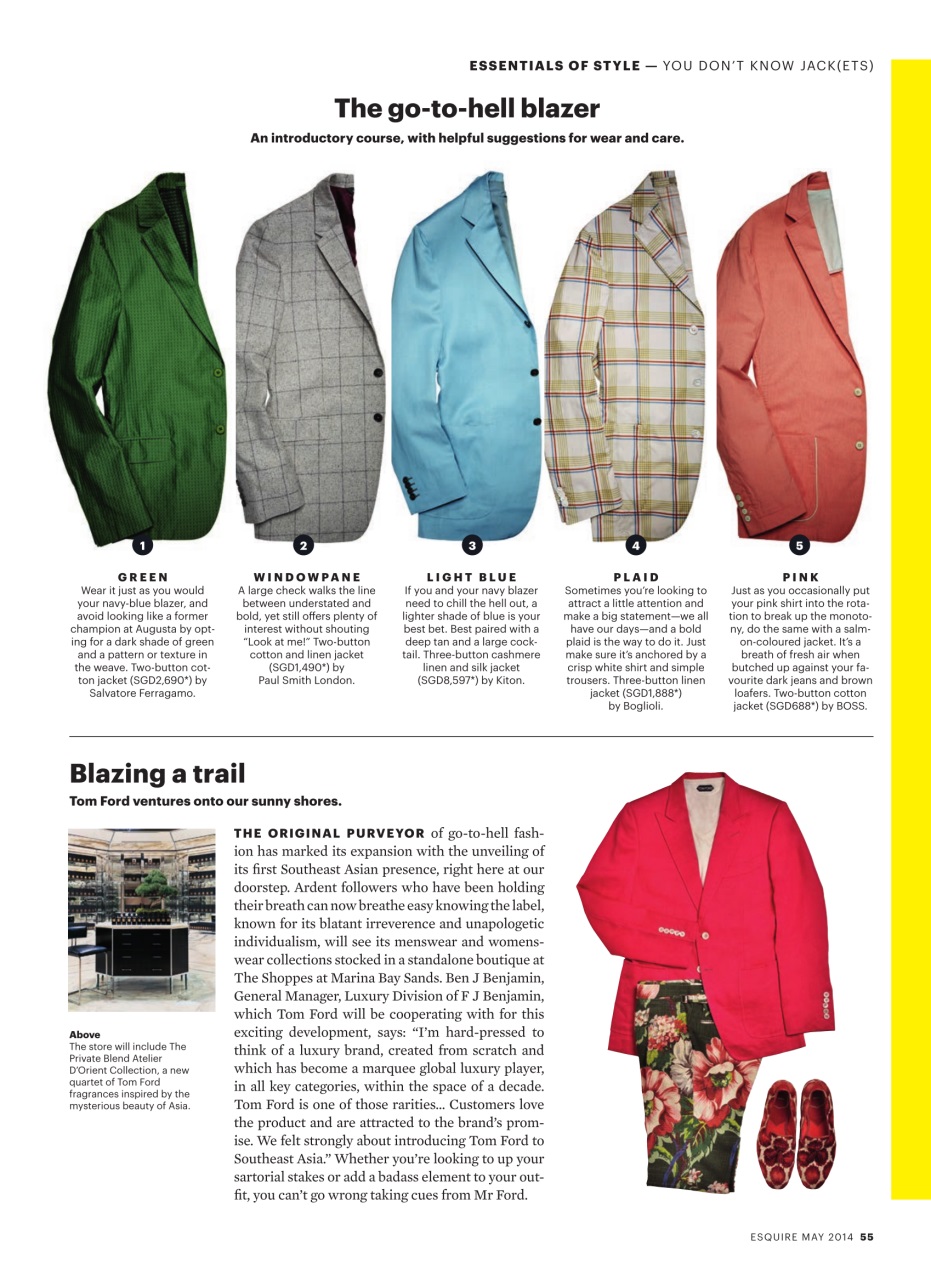 Esquire Singapore Preview Pages