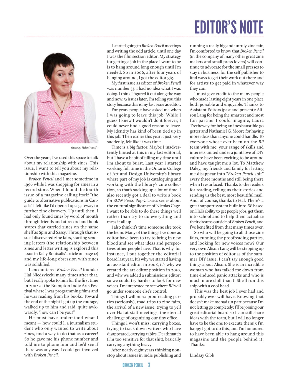 Broken Pencil Preview Pages