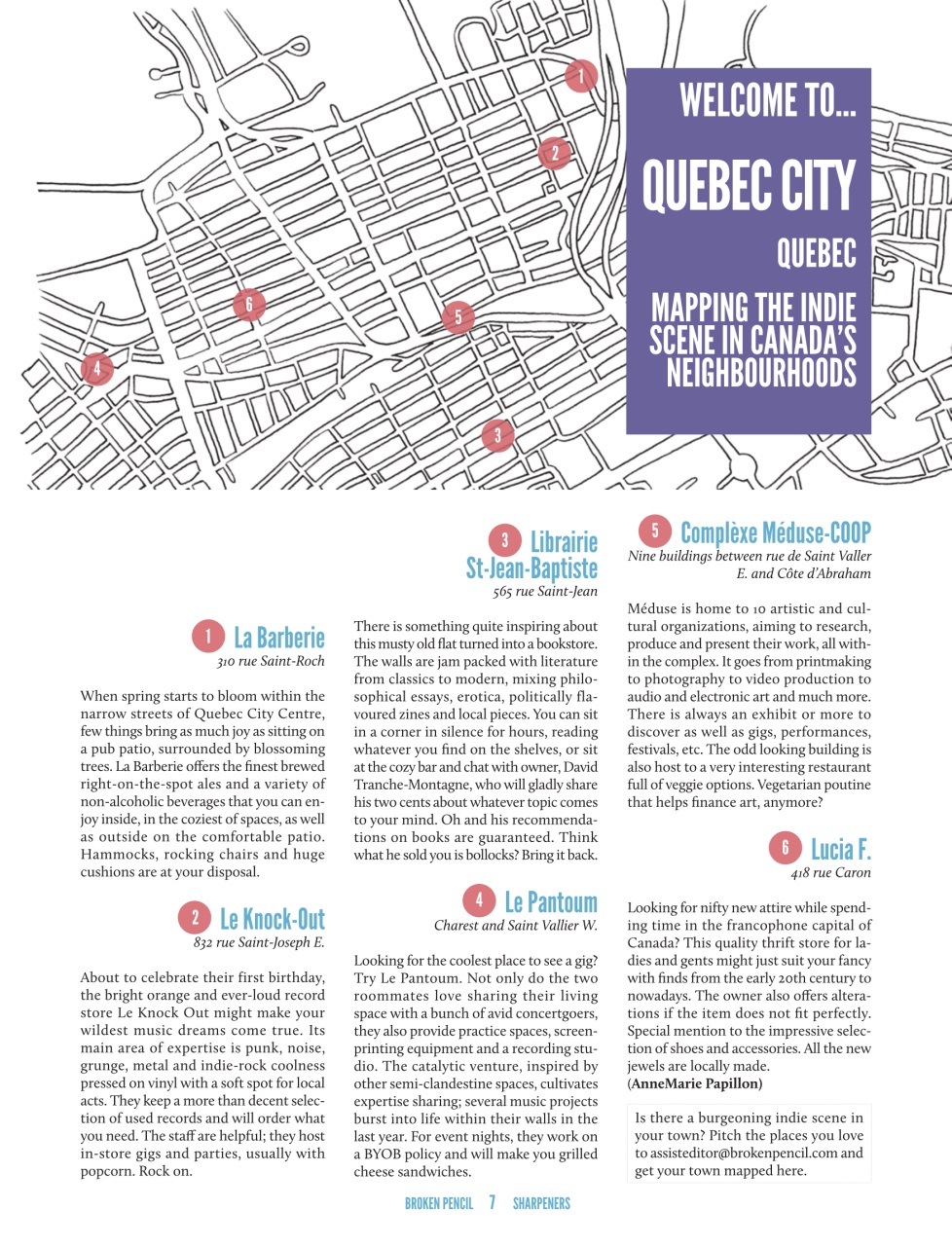 Broken Pencil Preview Pages