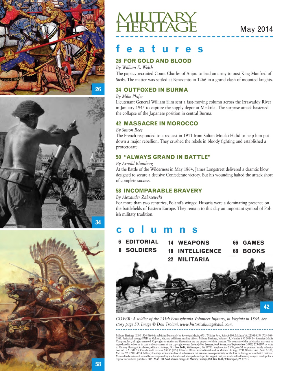 Military Heritage Preview Pages