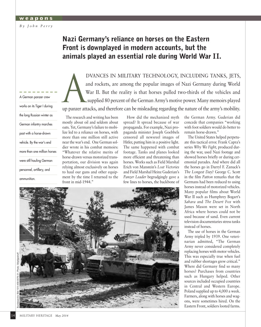 Military Heritage Preview Pages