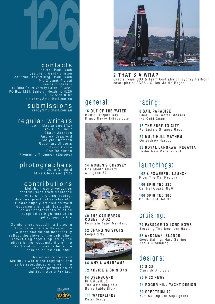 Multihull World Preview Pages