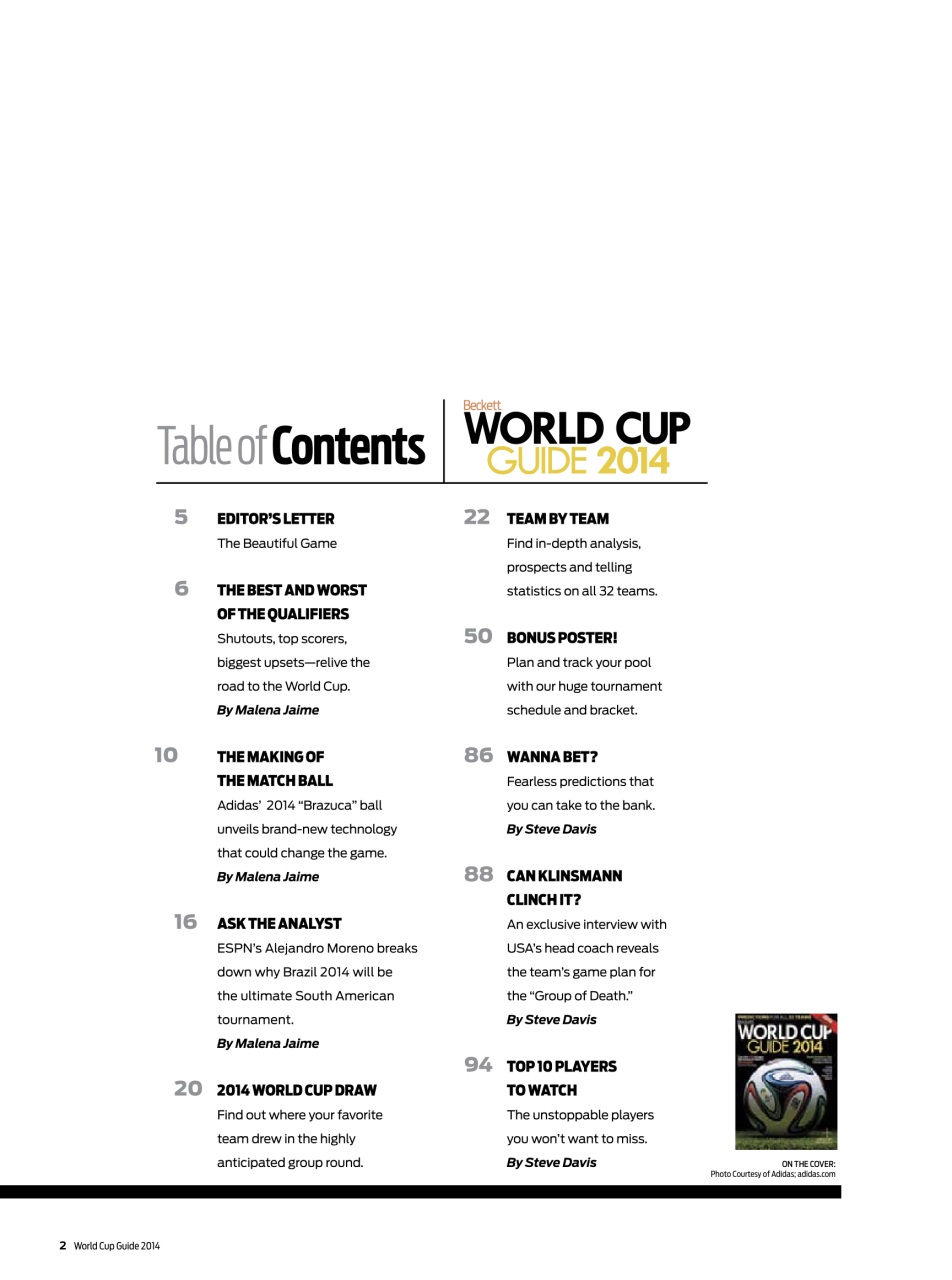 Beckett Football Magazine Preview Pages