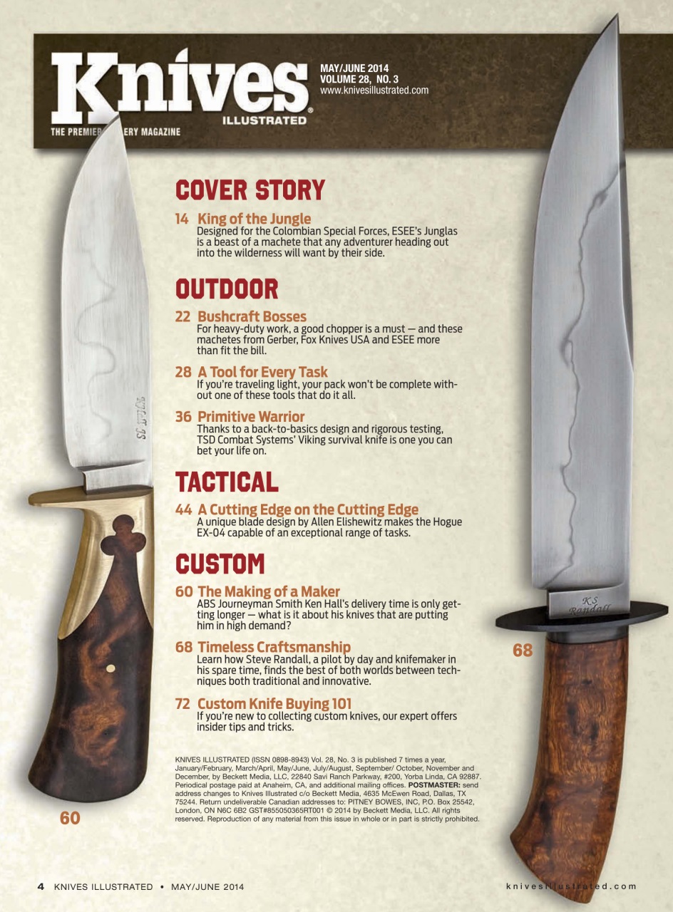 Knives Illustrated Preview Pages