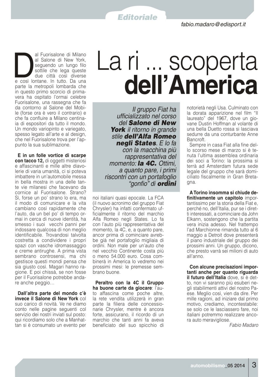 Automobilismo Preview Pages