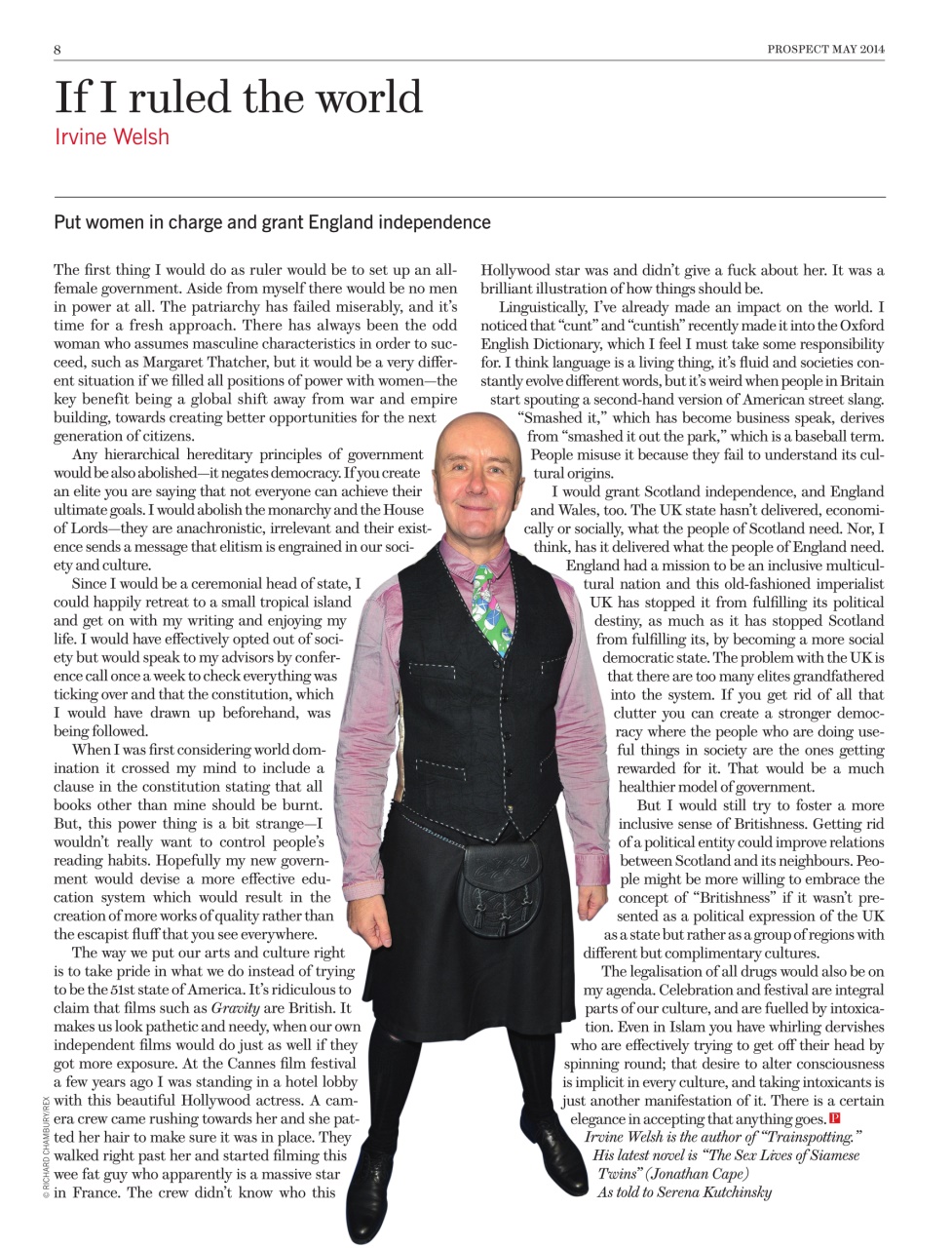 Prospect Magazine Preview Pages