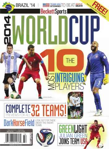 Beckett Football Magazine issue World Cup Special 2014
