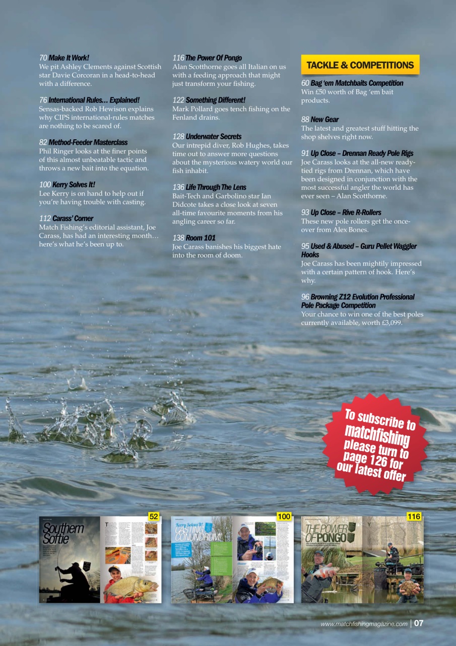 Match Fishing Preview Pages