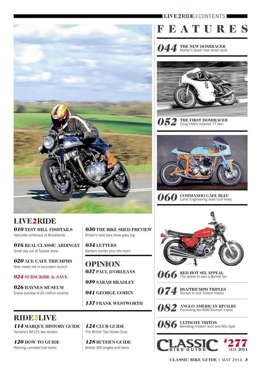 Classic Bike Guide Preview Pages