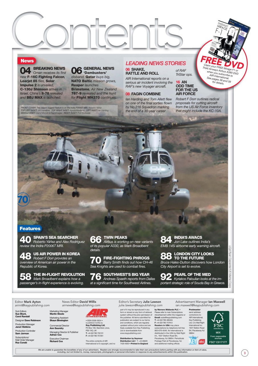 AIR International Preview Pages