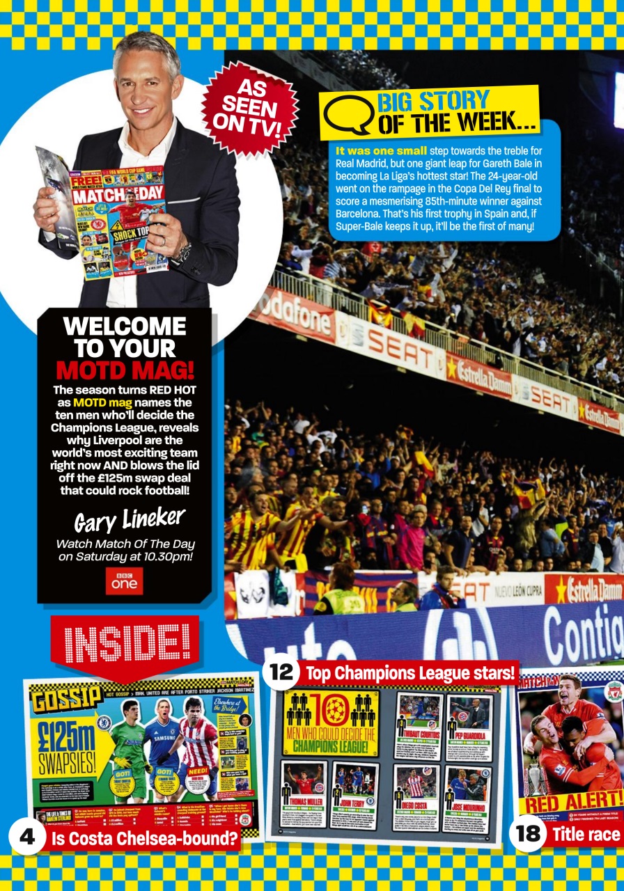 Match of the Day Preview Pages