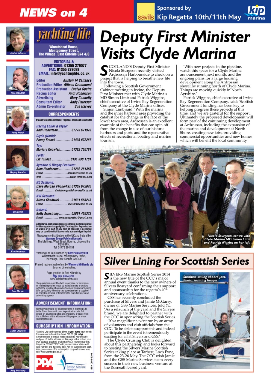 Yachting Life Preview Pages