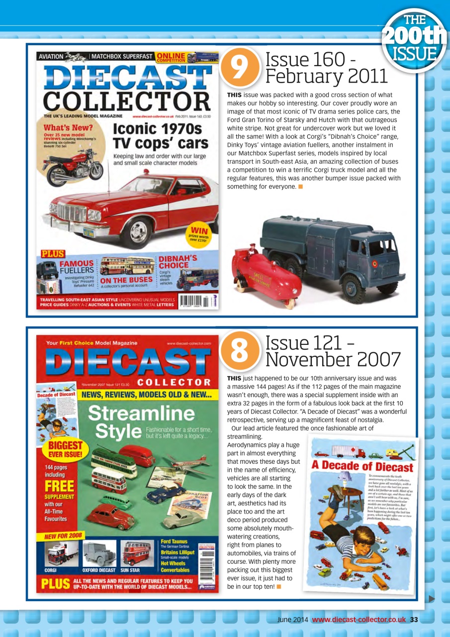 Diecast Collector Preview Pages