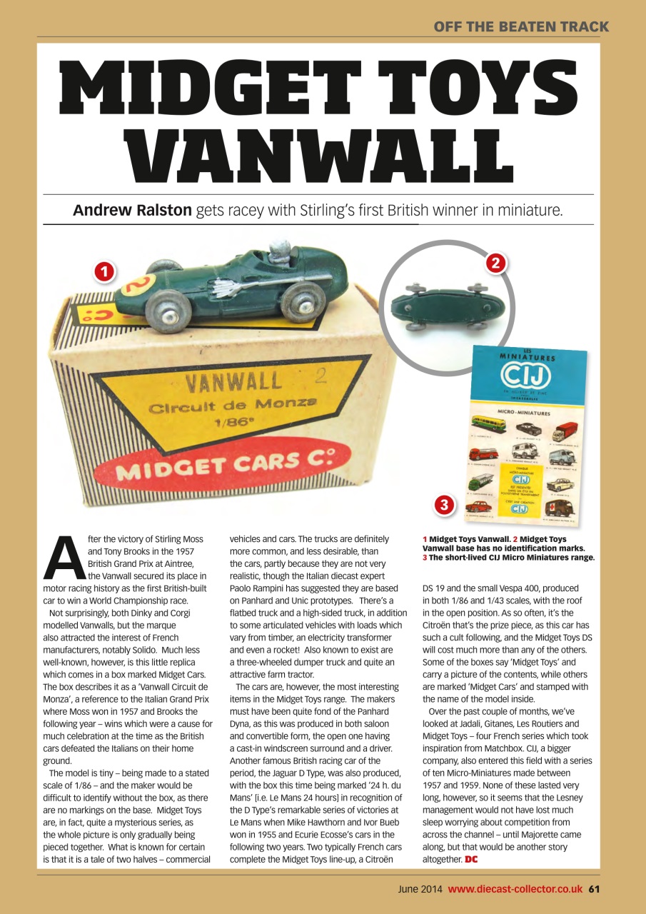 Diecast Collector Preview Pages