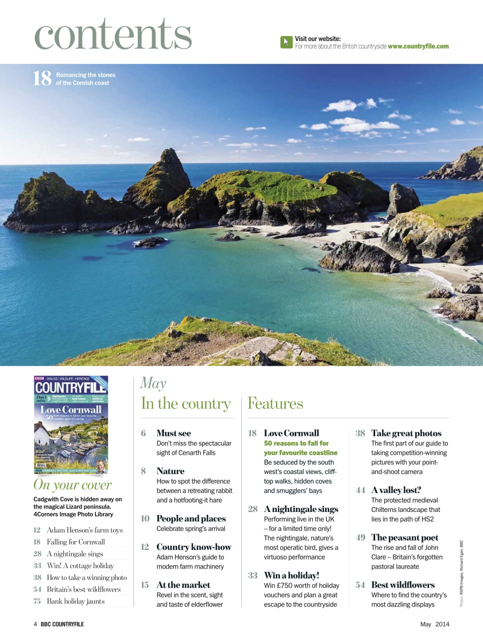 BBC Countryfile Magazine Preview Pages