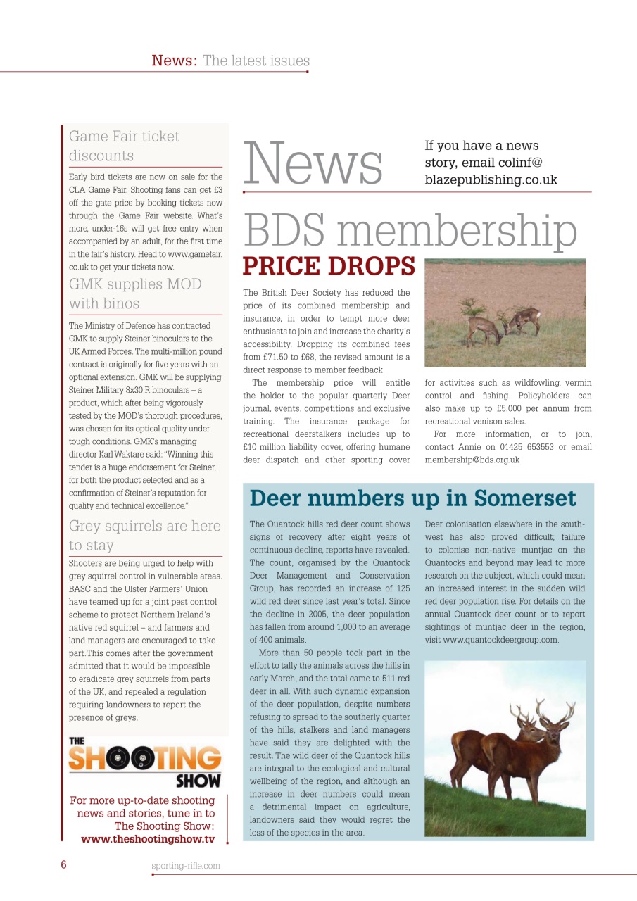 Sporting Rifle Preview Pages