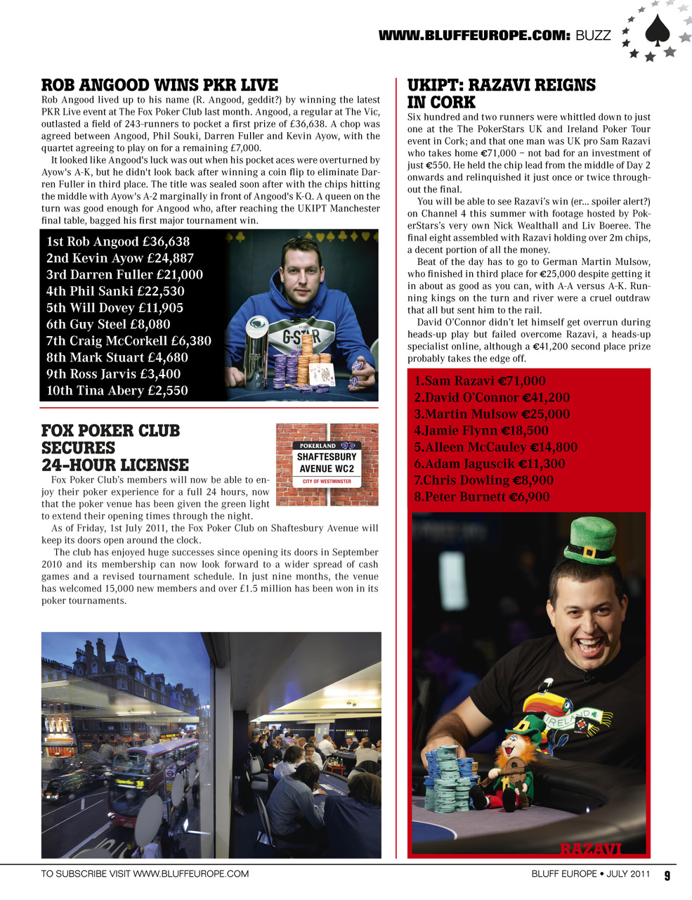 Bluff Europe Preview Pages
