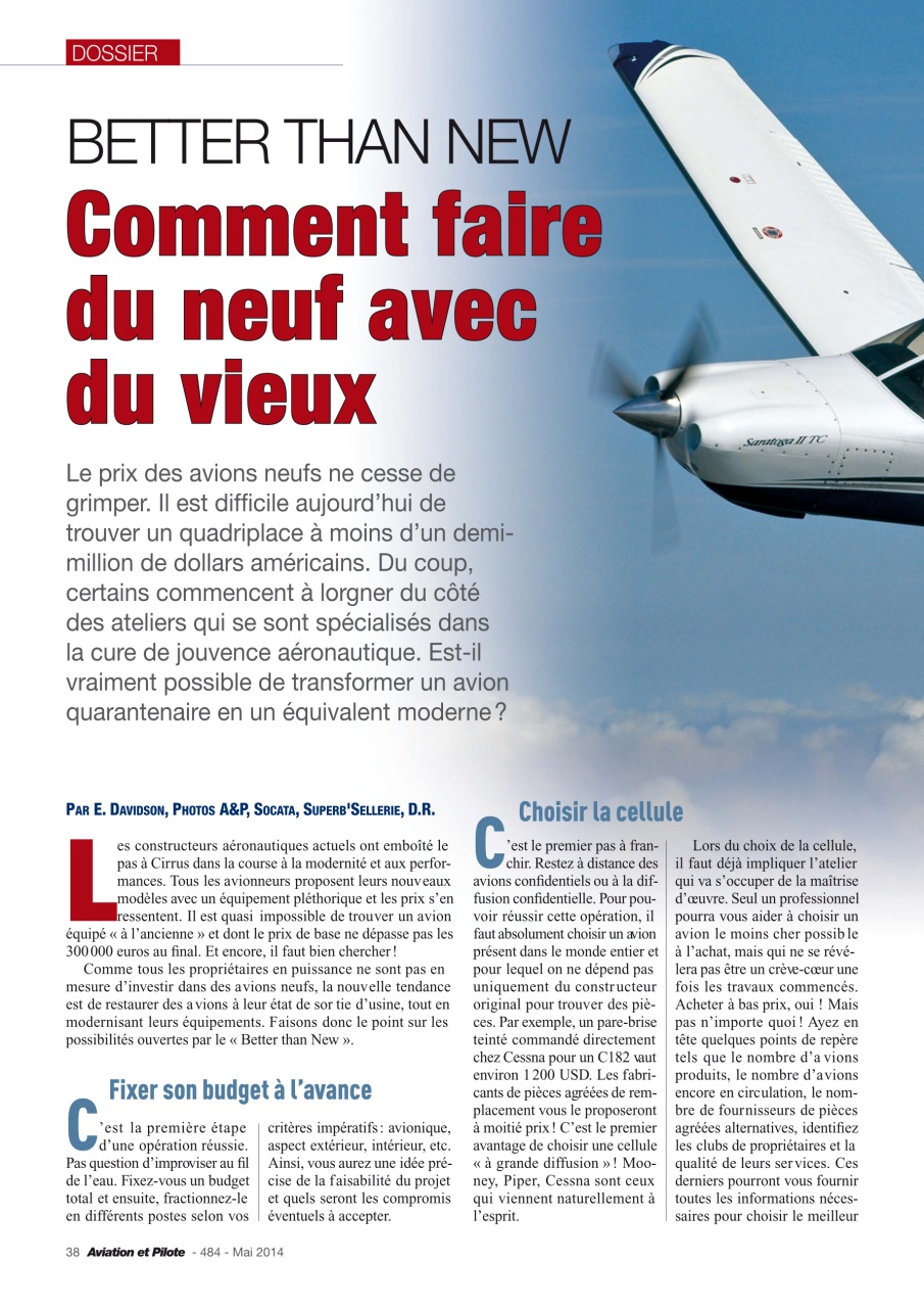 Aviation et Pilote Preview Pages