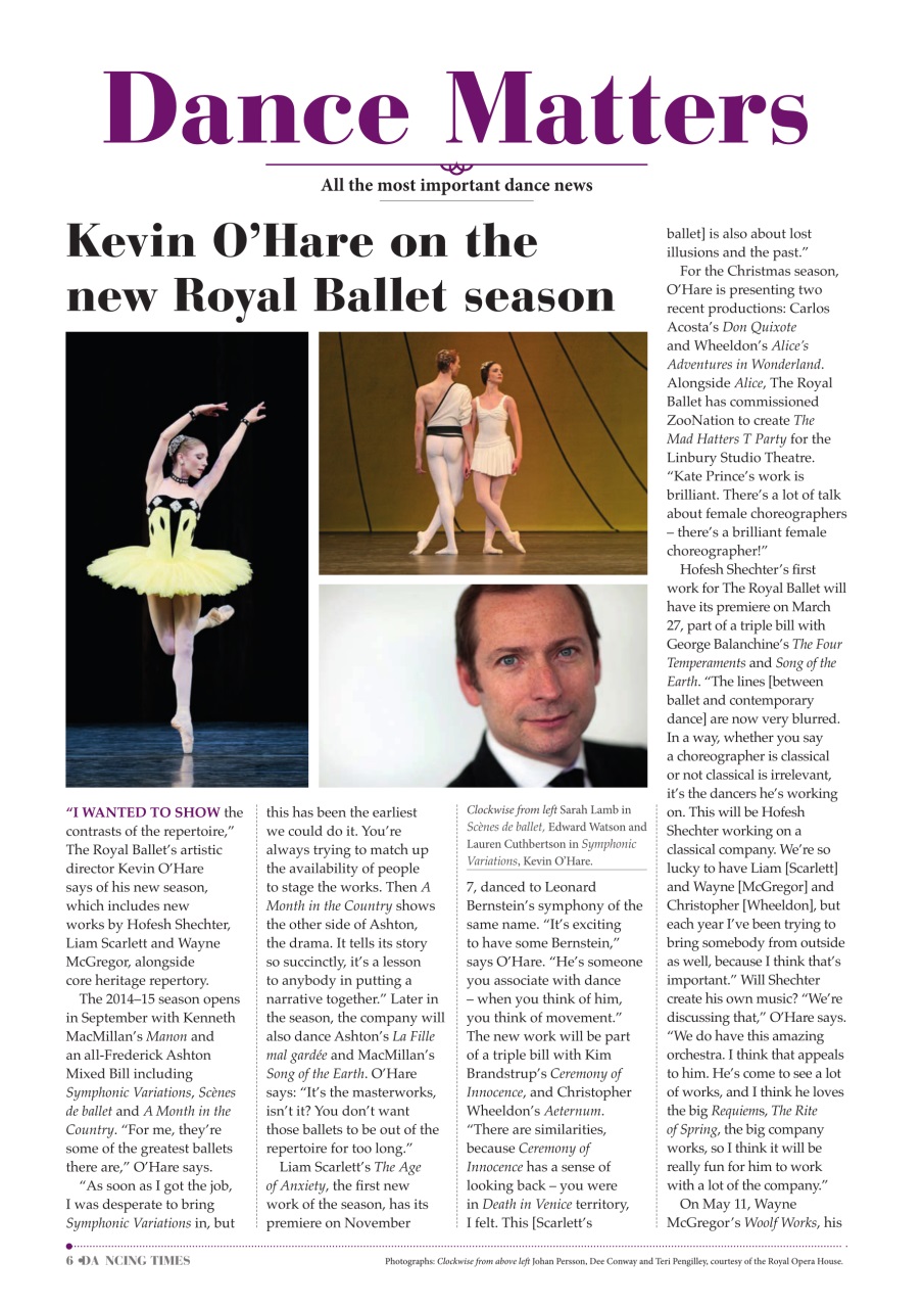 Dancing Times Preview Pages