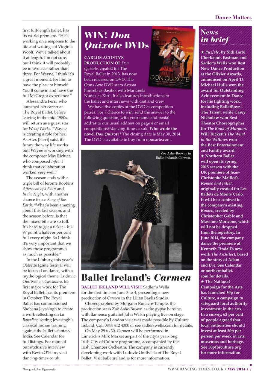 Dancing Times Preview Pages