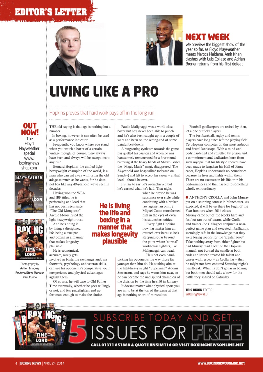 Boxing News Preview Pages