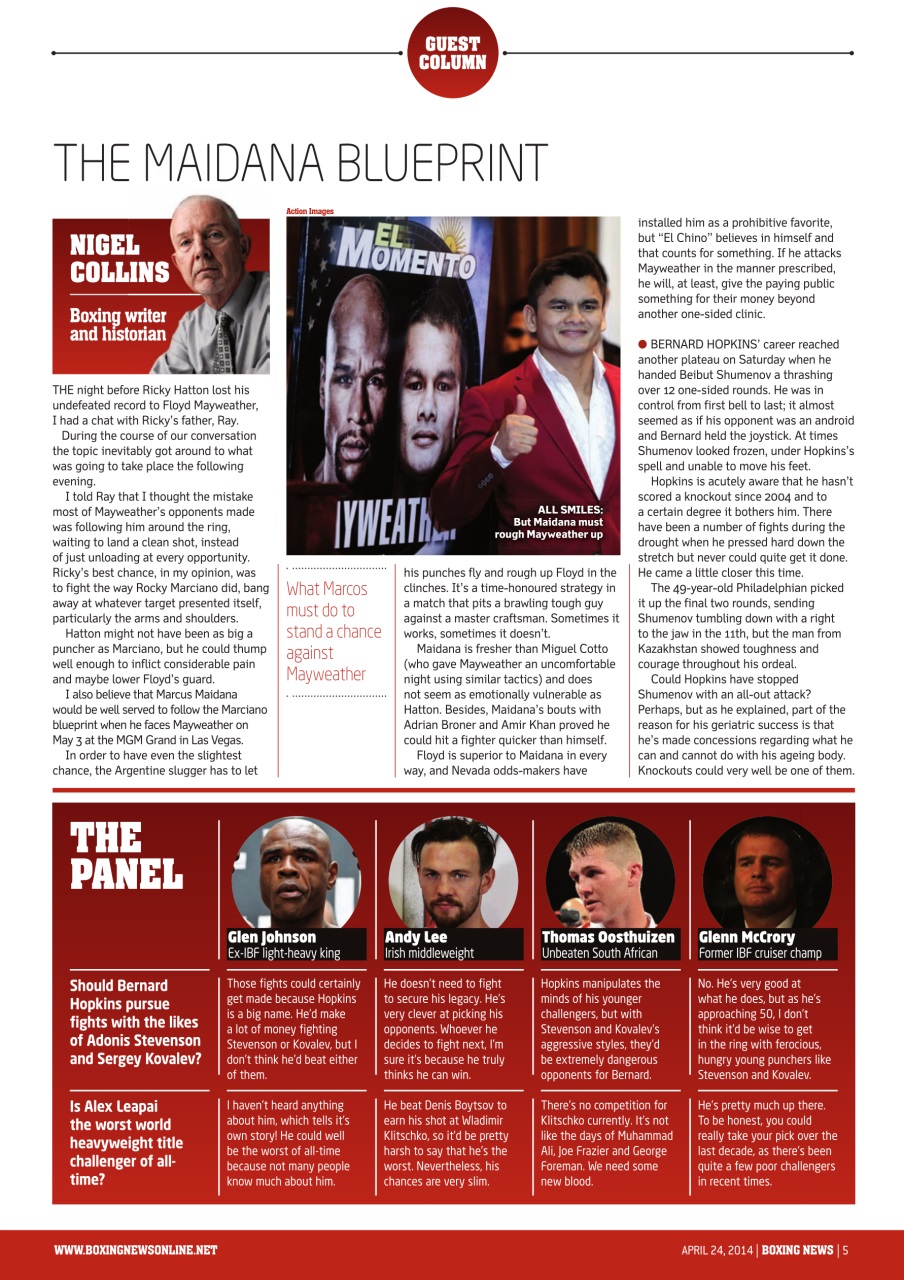 Boxing News Preview Pages