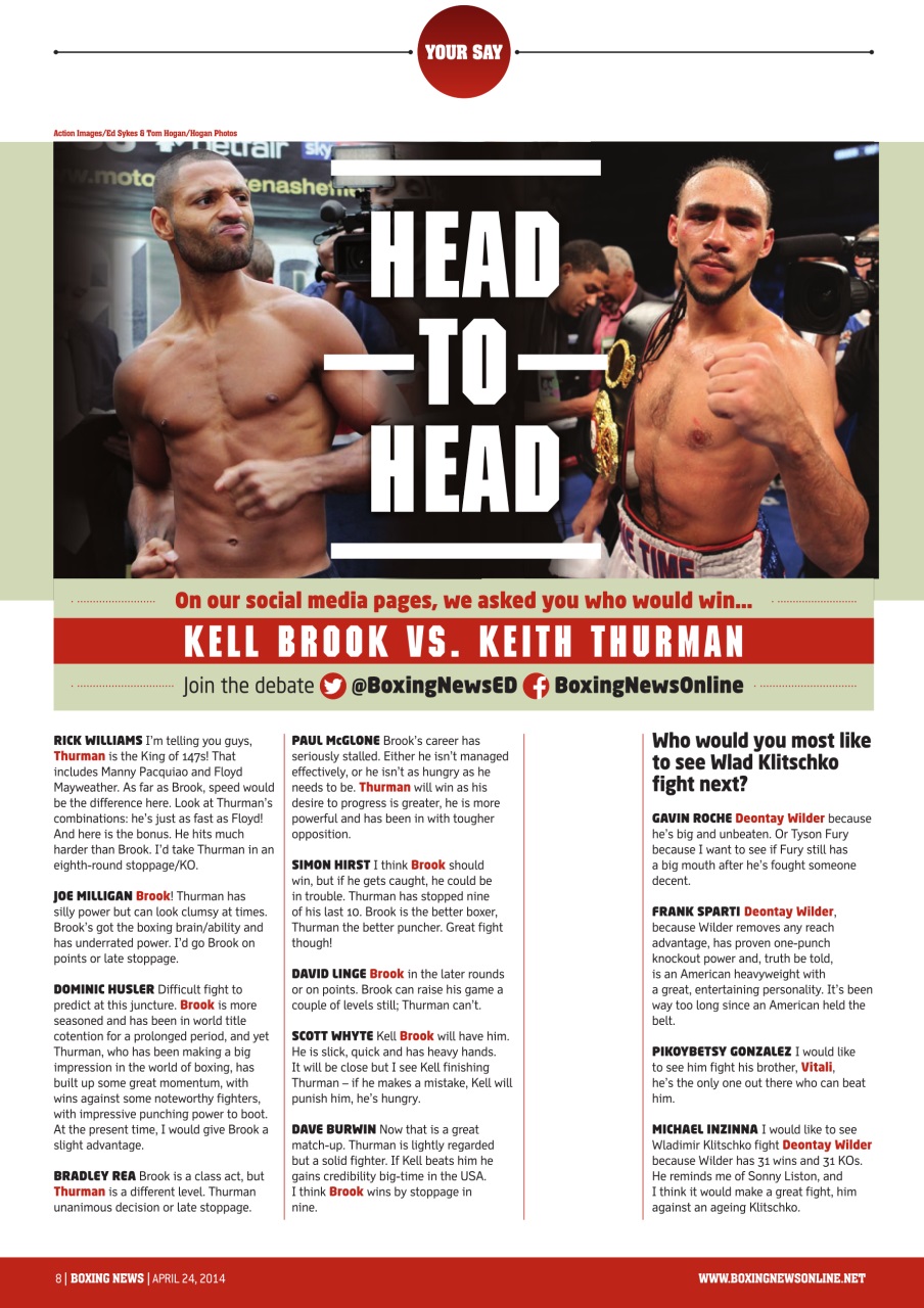 Boxing News Preview Pages