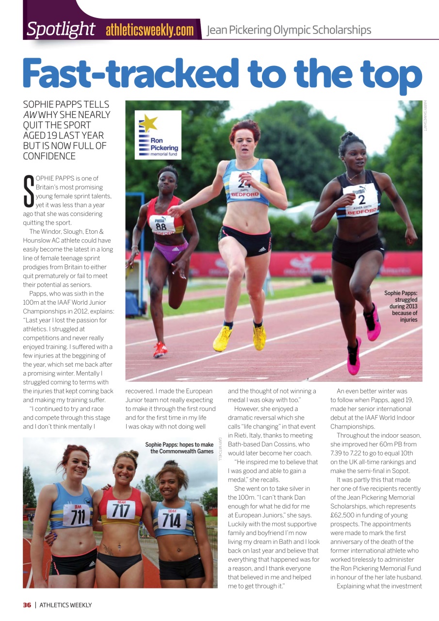 AW – Athletics Weekly Magazine Preview Pages
