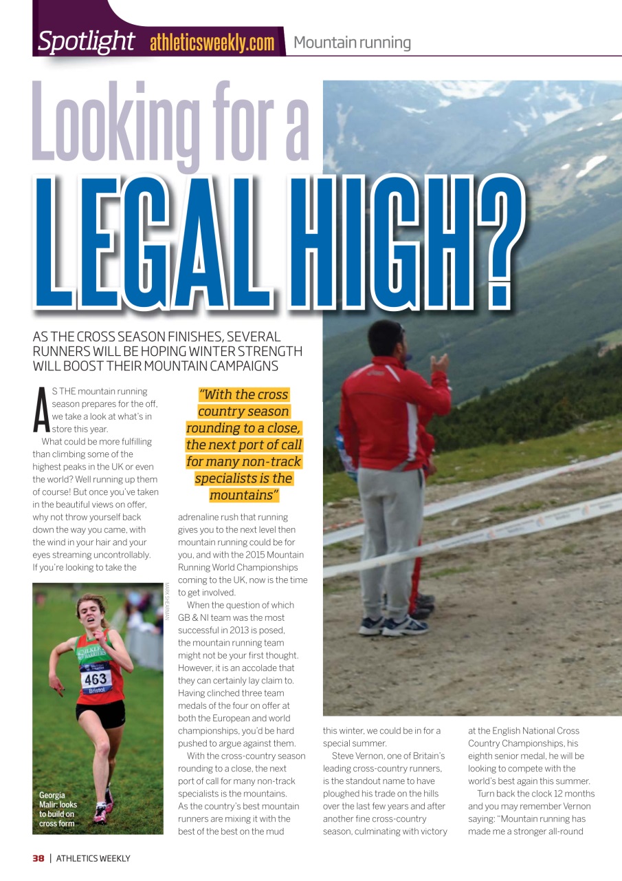 AW – Athletics Weekly Magazine Preview Pages