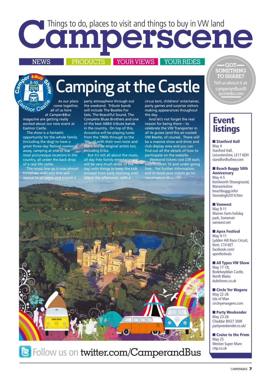 VW Camper Preview Pages