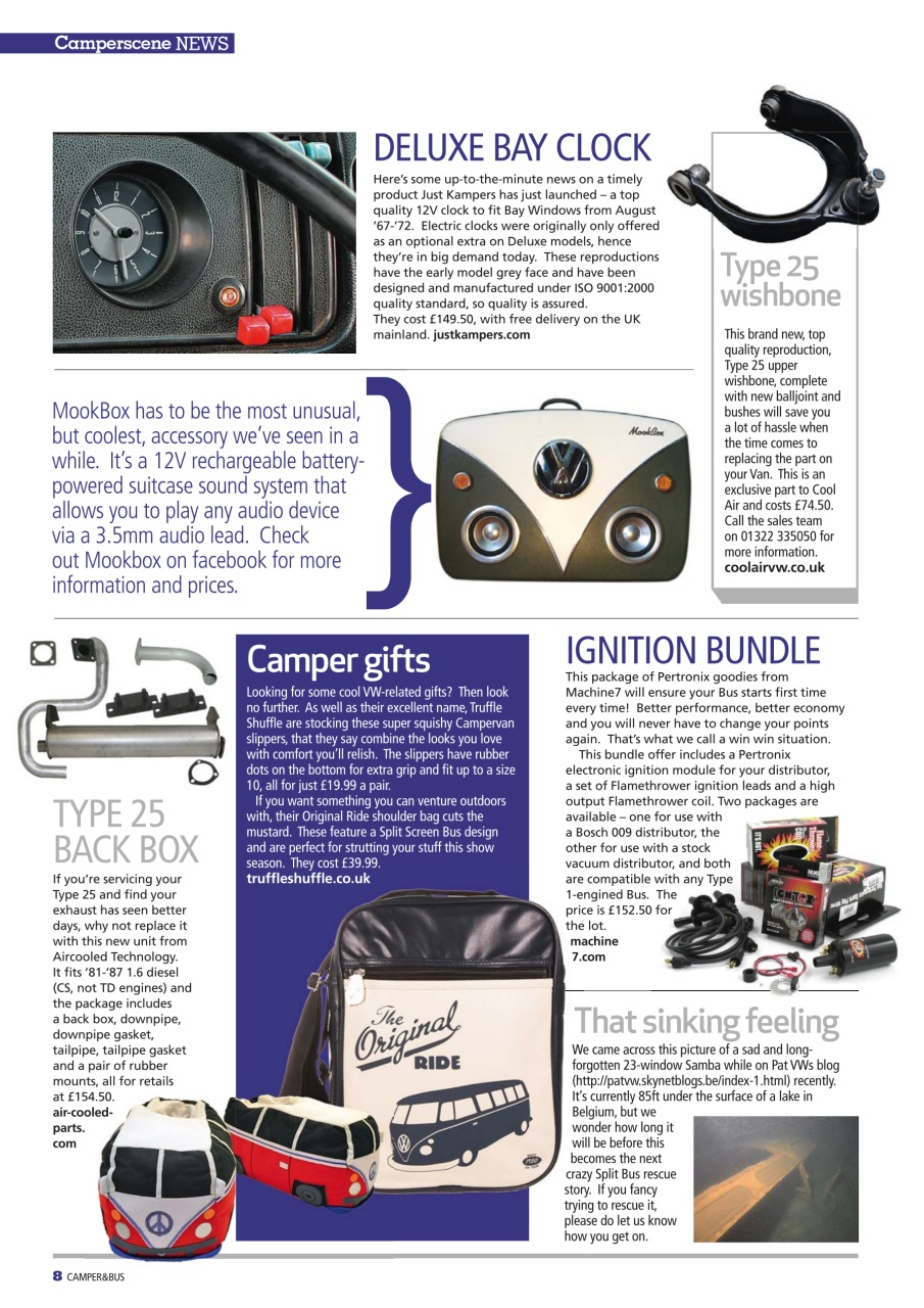 VW Camper Preview Pages