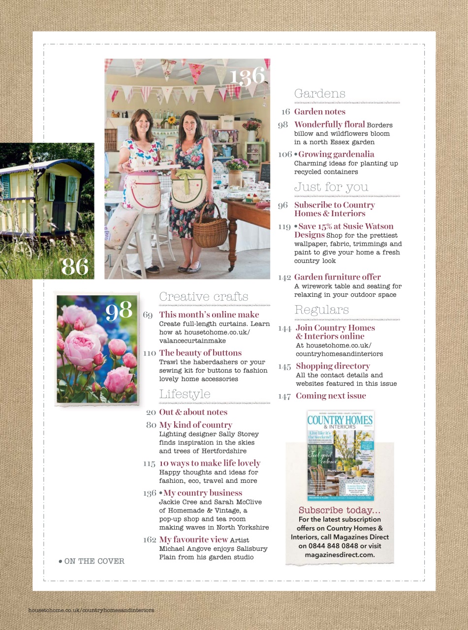 Country Homes & Interiors Preview Pages