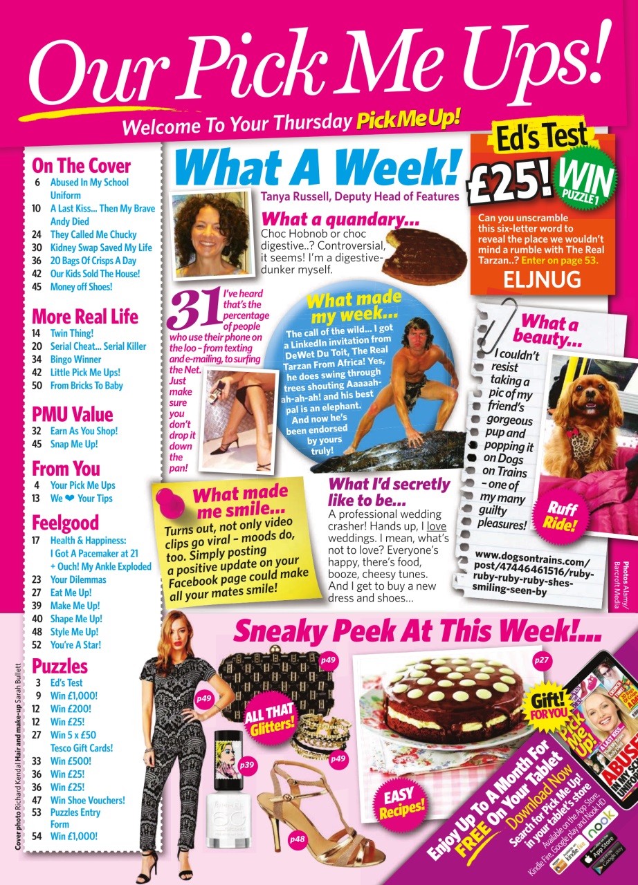 Pick Me Up Preview Pages