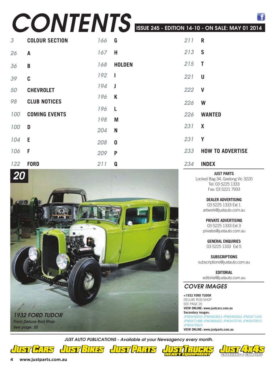 JUST PARTS Preview Pages