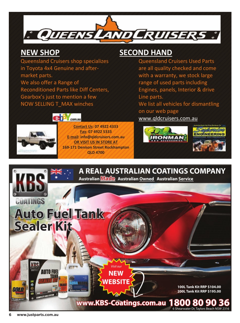 JUST PARTS Preview Pages