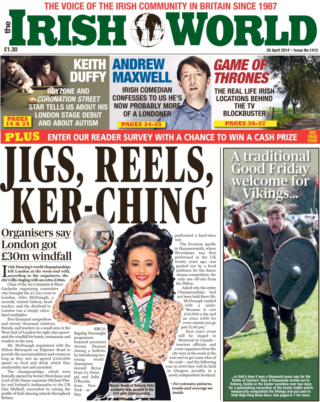 Irish World Preview Pages