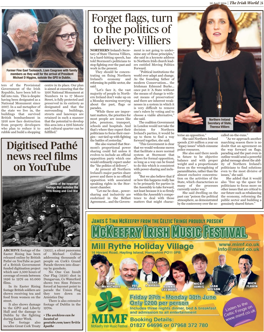 Irish World Preview Pages