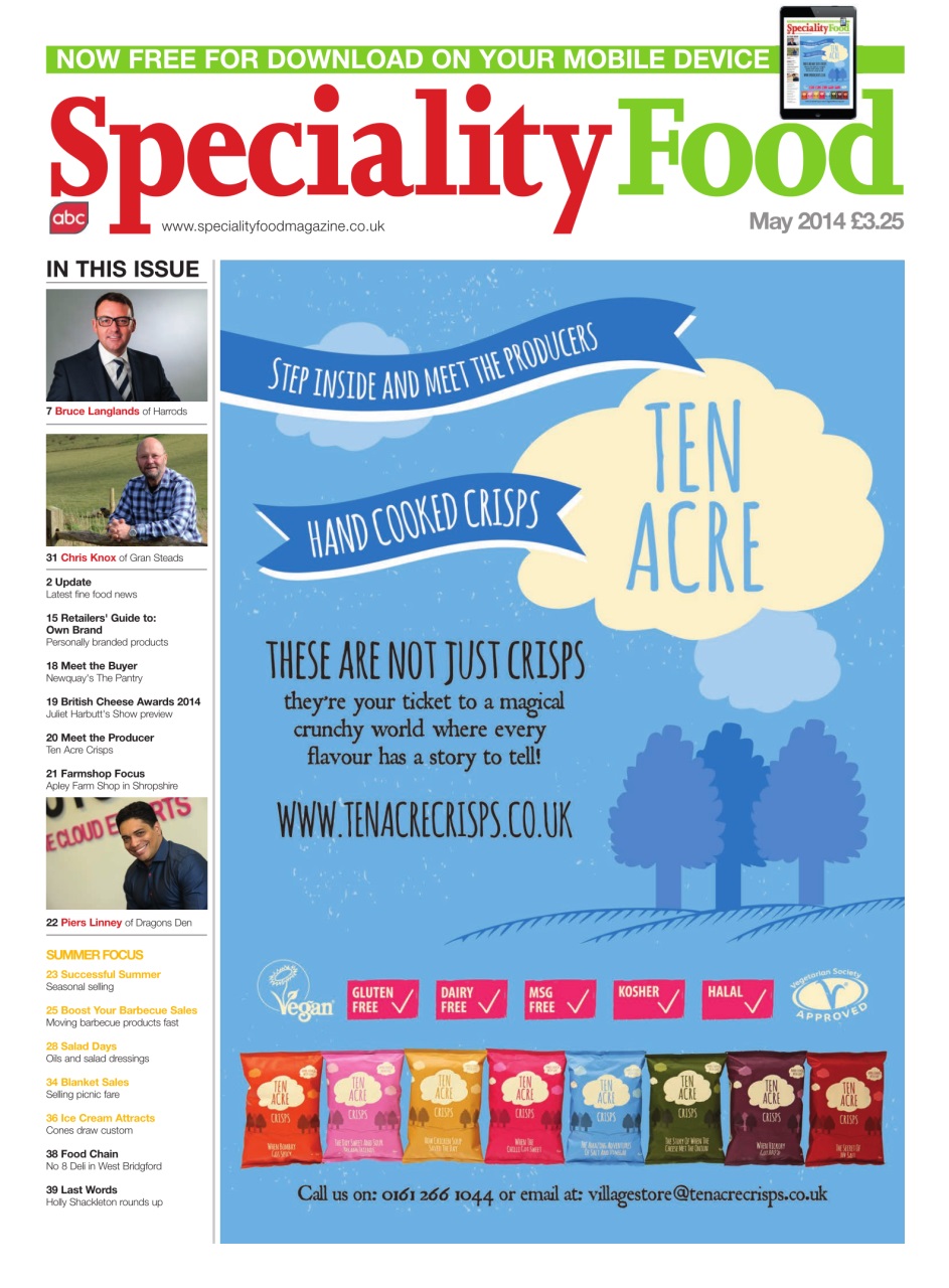 Speciality Food Preview Pages