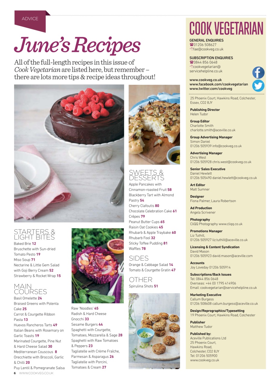 Veggie Magazine Preview Pages