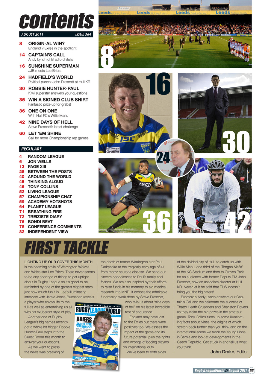 Rugby League World Preview Pages