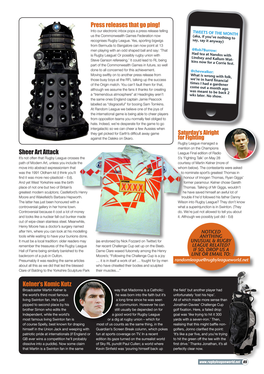 Rugby League World Preview Pages