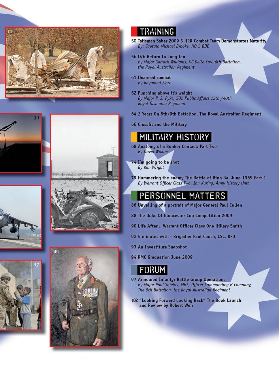 Australian Infantry Magazine Preview Pages